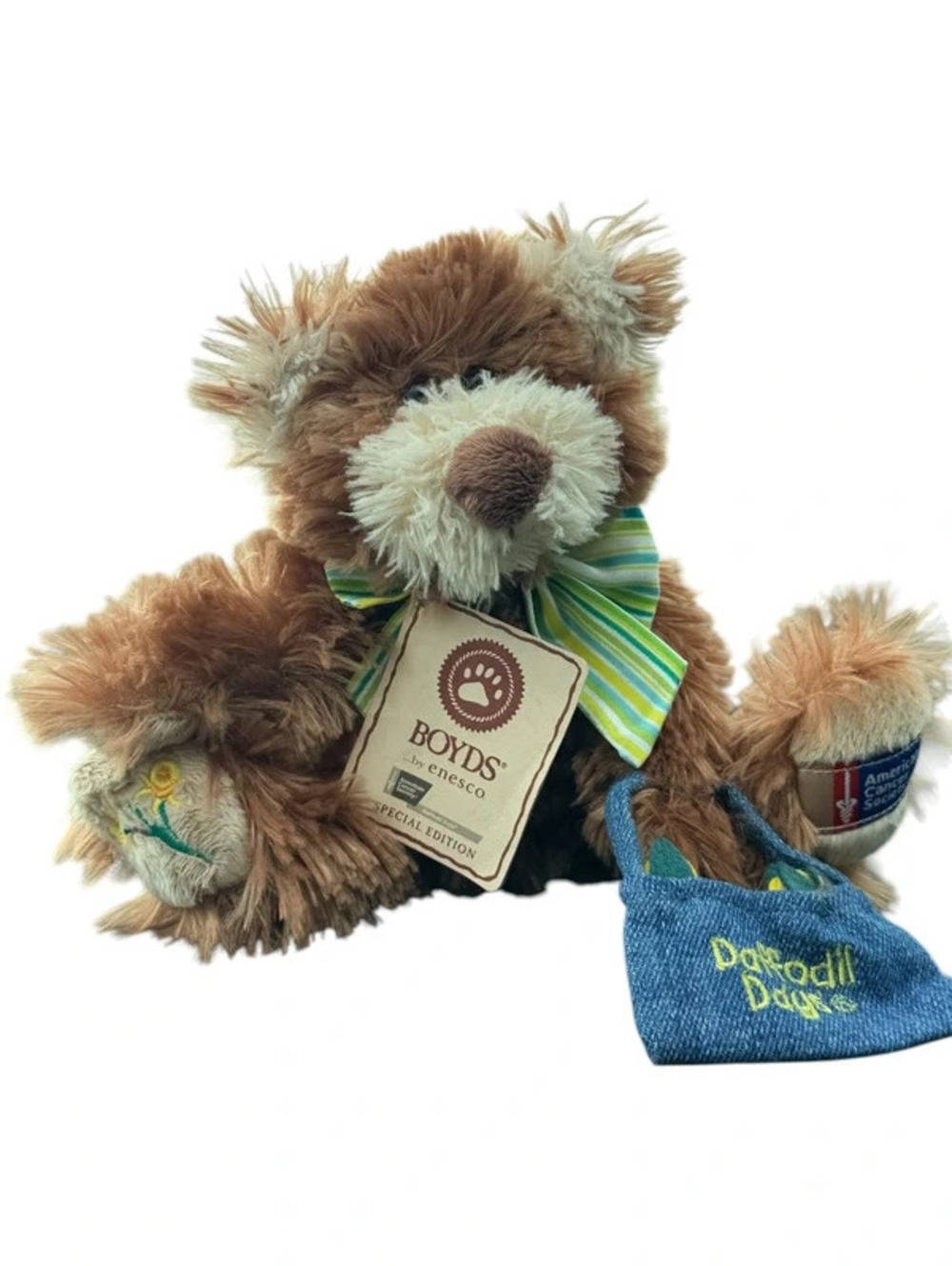 Boyds Bears Daffodill Days American Cancer Society Special Edition Bear sku033